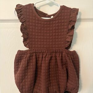 Quincy Mae Quilted Baby Romper